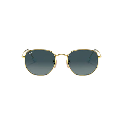 Ray-Ban RB3548N 91233M Unisex Irregular Sunglasses – 51mm Gradient Blue Lenses