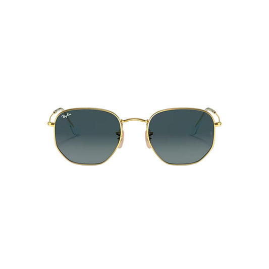 Ray-Ban RB3548N 91233M Unisex Irregular Sunglasses – 51mm Gradient Blue Lenses