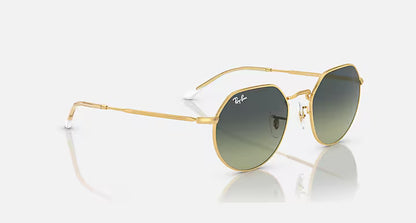 Ray-Ban RB3565 001/BH 53mm Golden Sunglasses – Iconic Hexagonal Eyewear