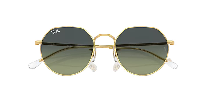 Ray-Ban RB3565 001/BH 53mm Golden Sunglasses – Iconic Hexagonal Eyewear