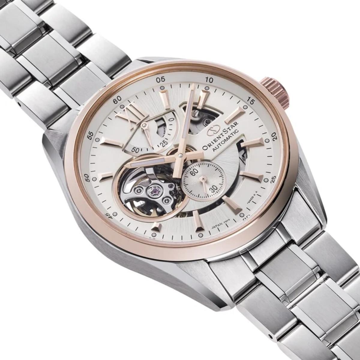 Orient Star Silver Dial Analog Automatic Men's Watch RE-AV0123G00B
