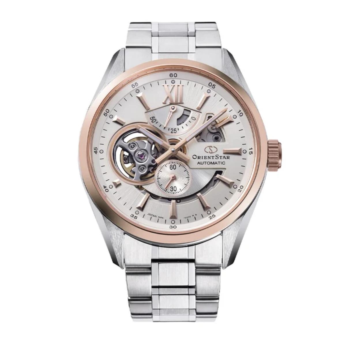 Orient Star Silver Dial Analog Automatic Men's Watch RE-AV0123G00B