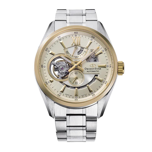 Orient Star Champagne Dial Analog Automatic Men's Watch RE-AV0124G