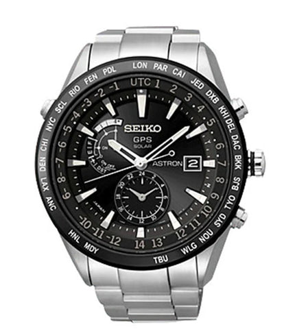 Astron Chronograph Black 47mm Dial Men's Watch - SAST021G - Buy Now at Sai Creations Watches