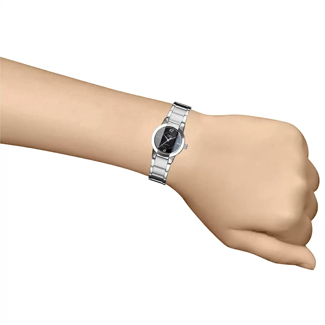 Casio ENTICER LADIES LTP-1230D-1CDF - SH33 Silver Analog - Women's Watch