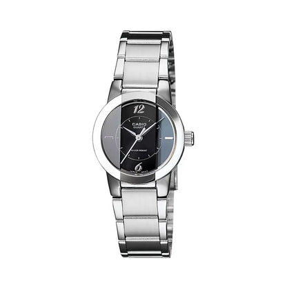 Casio ENTICER LADIES LTP-1230D-1CDF - SH33 Silver Analog - Women's Watch