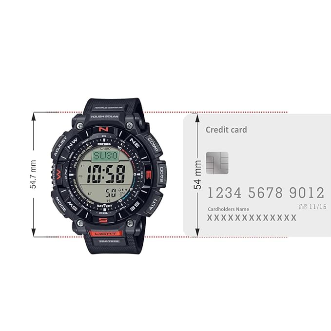 Casio  PRG-340-1DR  SL109 Protrek Digital Grey Dial Men Watch