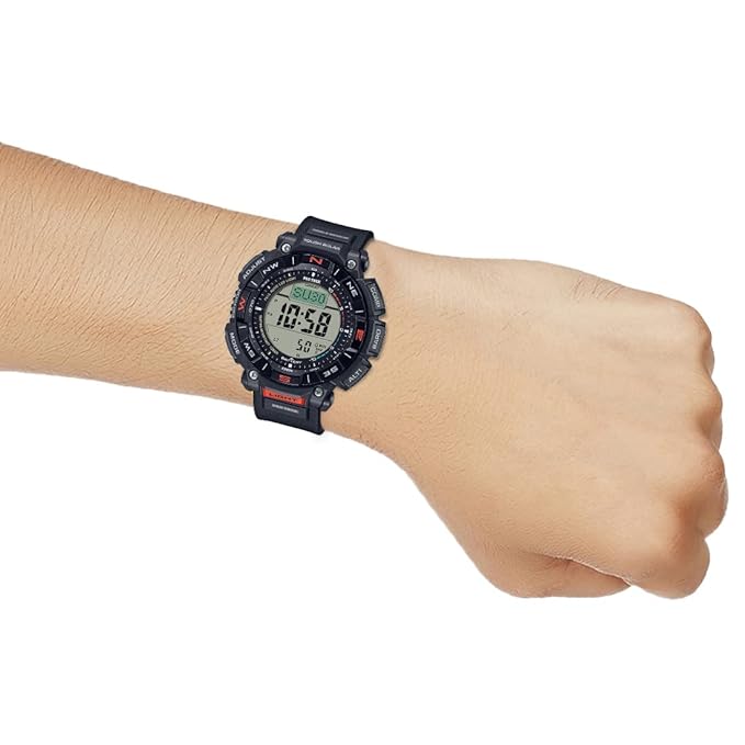 Casio  PRG-340-1DR  SL109 Protrek Digital Grey Dial Men Watch