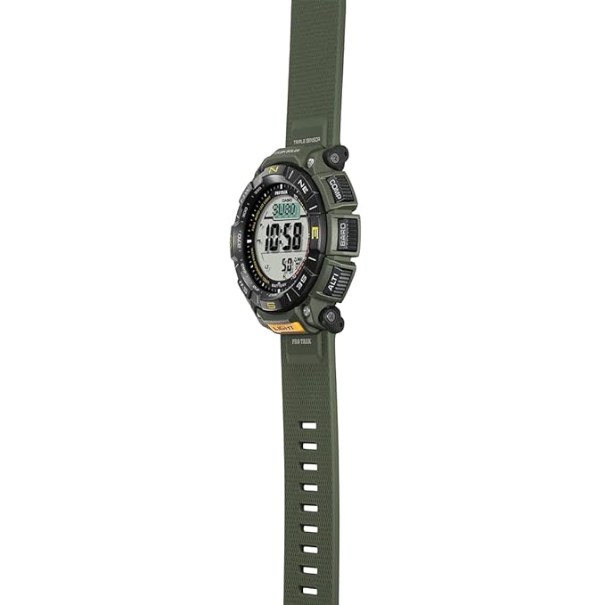 Casio PRG-340-3DR SL110 Protrek Digital Silicon Men's Watch
