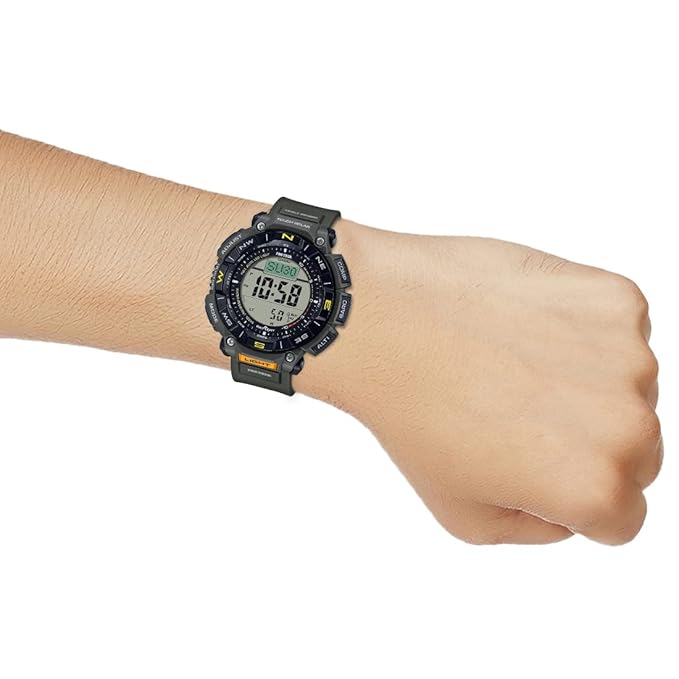 Casio PRG-340-3DR SL110 Protrek Digital Silicon Men's Watch