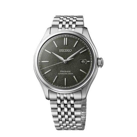 Presage Classic Series ‘Sensaicha’ Grey Dial Men's Watch - SPB465J1 - Buy Now at Sai Creations Watches