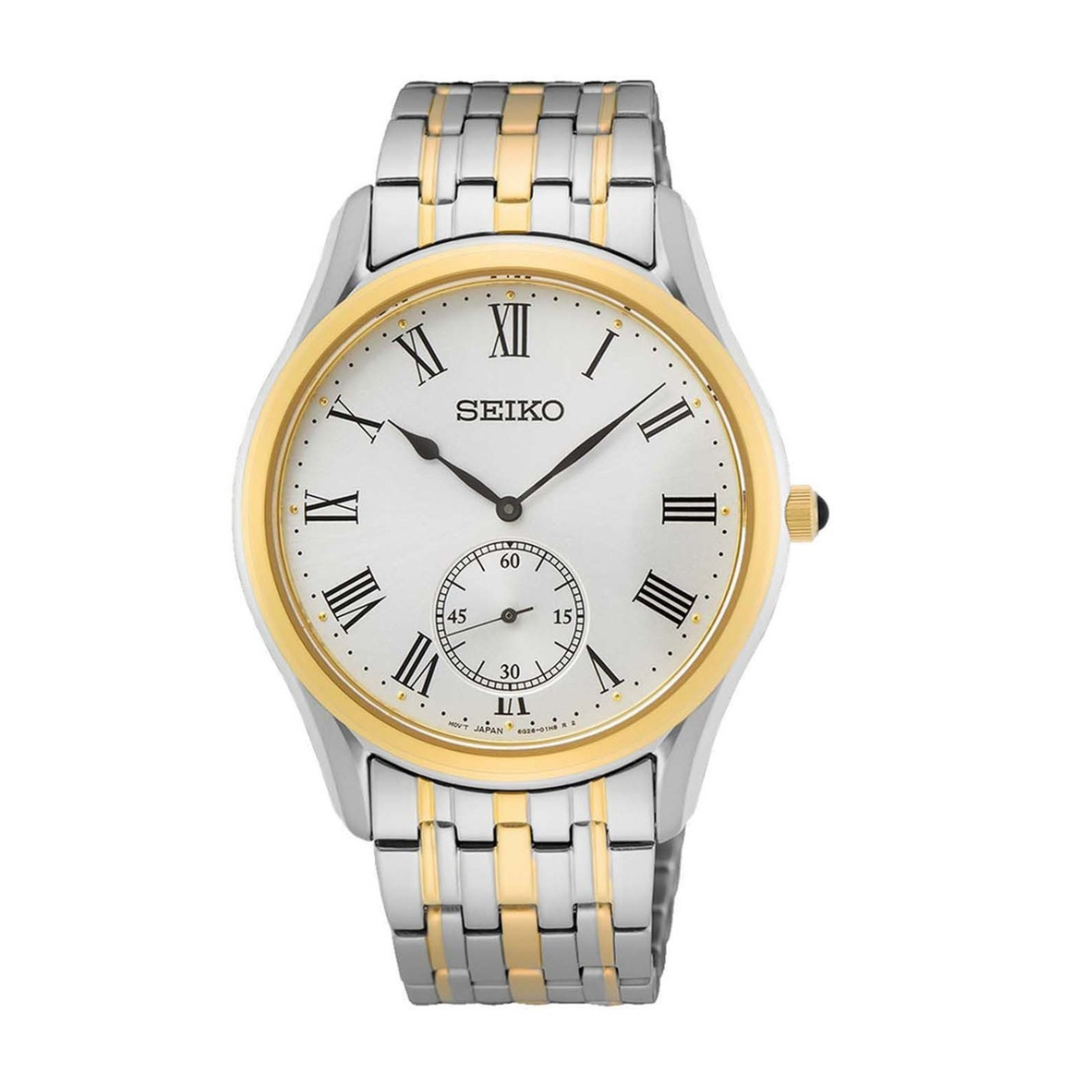 SRK048P1 SEIKO 39mm White Dial Quartz Watch for Men