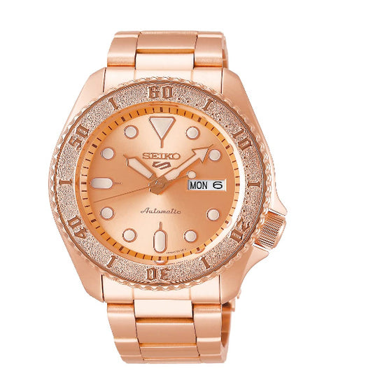 Seiko Sport Automatic Rose Gold Dial Analog Men Watch - SRPE72K1