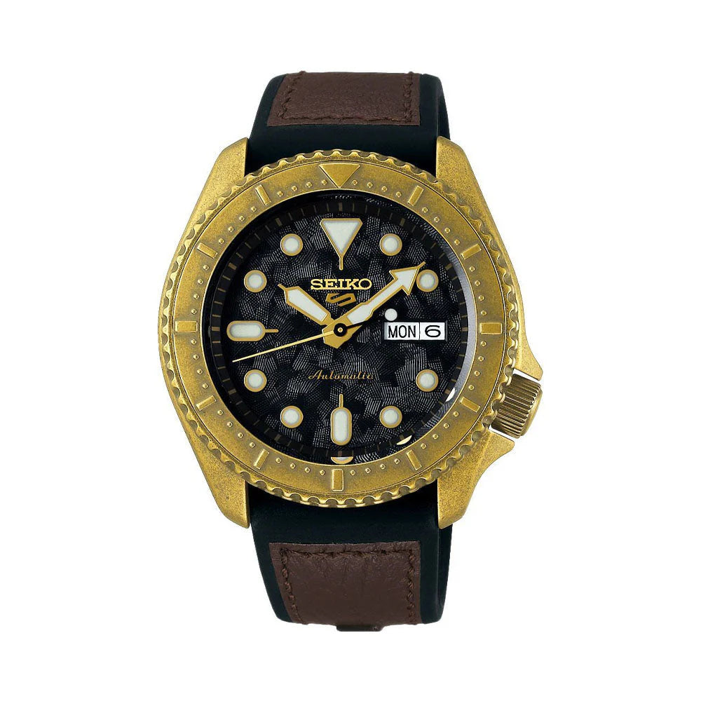 Seiko 5 Sports Automatic Black Dial Men's Watch - SRPE80K1