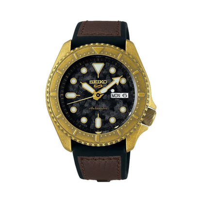 Seiko 5 Sports Automatic Black Dial Men's Watch - SRPE80K1
