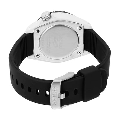 New 5 Sports White Dial Silicon Strap Analog Men's Watch - SRPG71K1