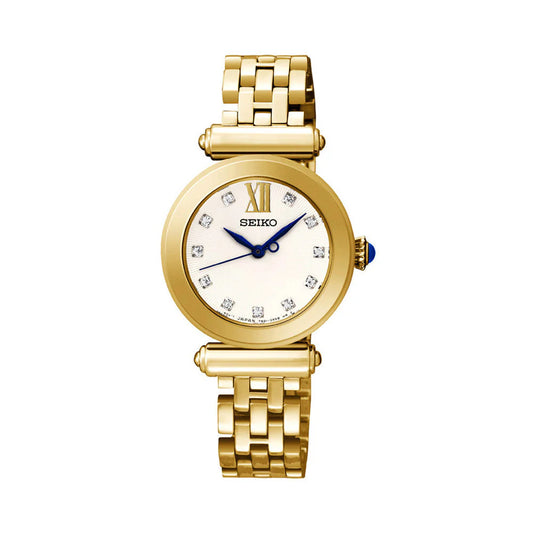 Seiko Classic Analog White Dial Women's Watch - SRZ402P1