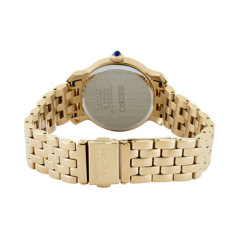 Seiko Discover More Analog White Dial Women Watch SRZ520P1