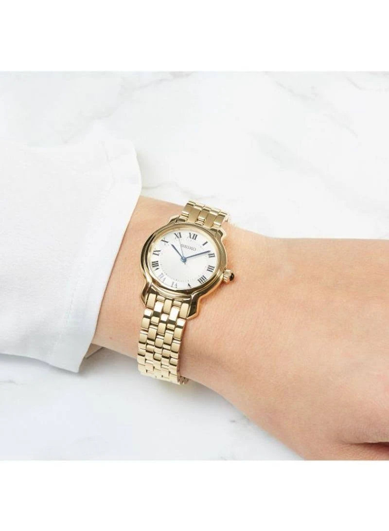 Seiko Discover More Analog White Dial Women Watch SRZ520P1