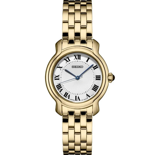 Seiko Discover More Analog White Dial Women Watch SRZ520P1