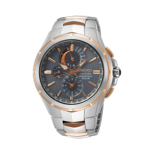 SEIKO Coutura Solar Chronograph Watch for Men SSC788P9