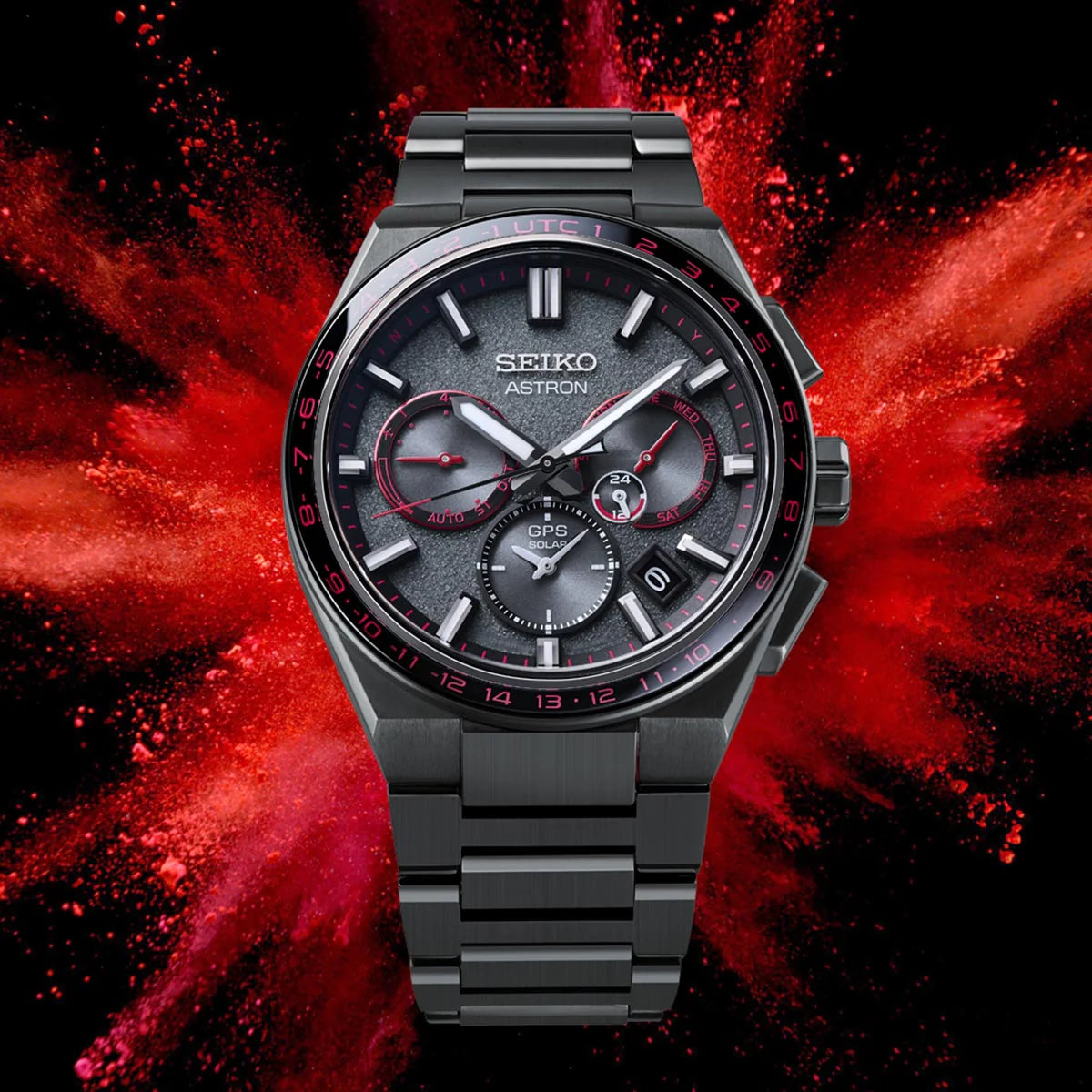 Astron ‘Redshift’ GPS Solar 5X Titanium Limited Edition - SSH137J1