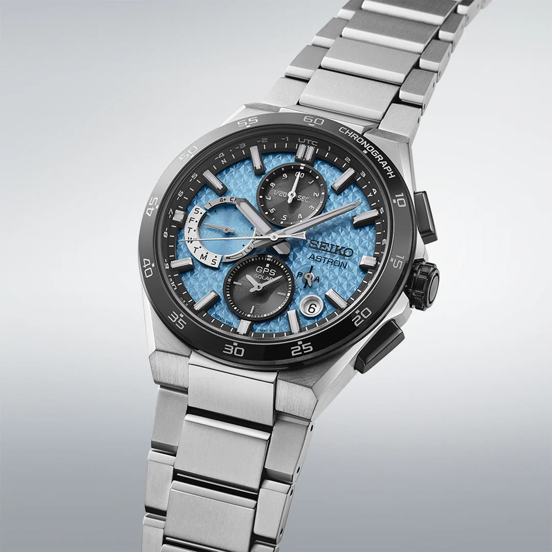 Astron ‘Starfull Sky’ 5X GPS Solar Chrono 14 Jewels Limited Edition Men's Watch - SSH157J1