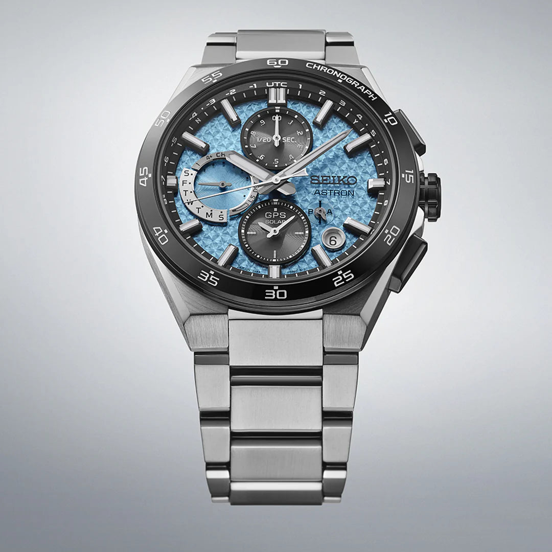 Astron ‘Starfull Sky’ 5X GPS Solar Chrono 14 Jewels Limited Edition Men's Watch - SSH157J1