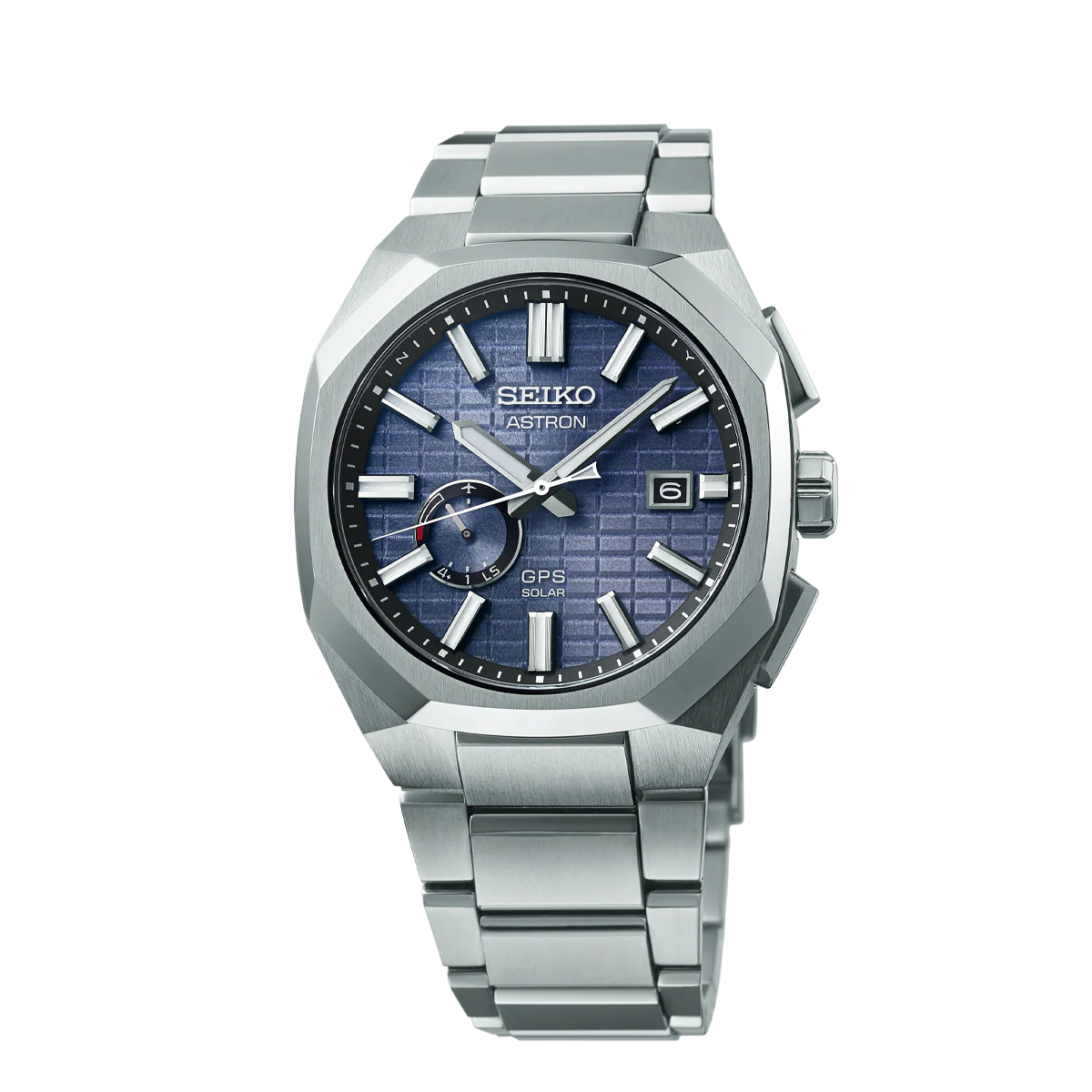 Astron GPS Solar Sapphire Blue Crystal Box Men's Watch - SSJ013J1