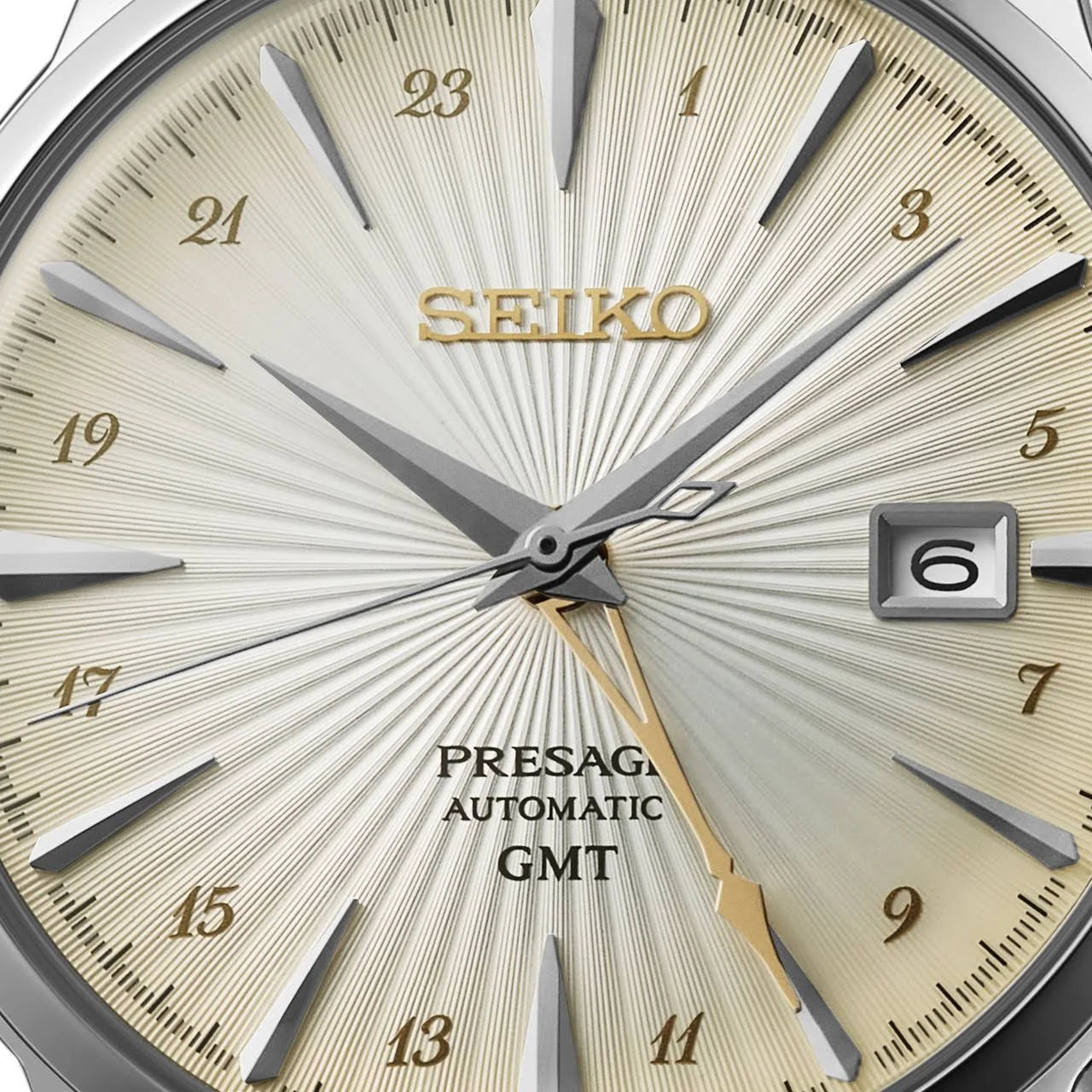 SEIKO Presage ‘Rusty Nail’ Cocktail Time GMT Men Watch SSK041J1