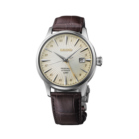 SSK041J1 SEIKO | Presage ‘Rusty Nail’ Cocktail Time GMT - Buy Now at Sai Creations Watches