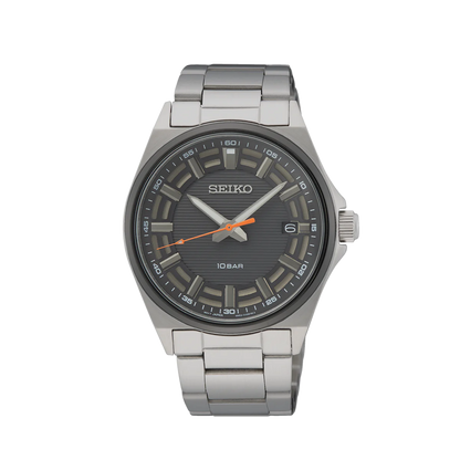 SEIKO Dress 40mm Grey Dial Watch for Men - SUR507P1