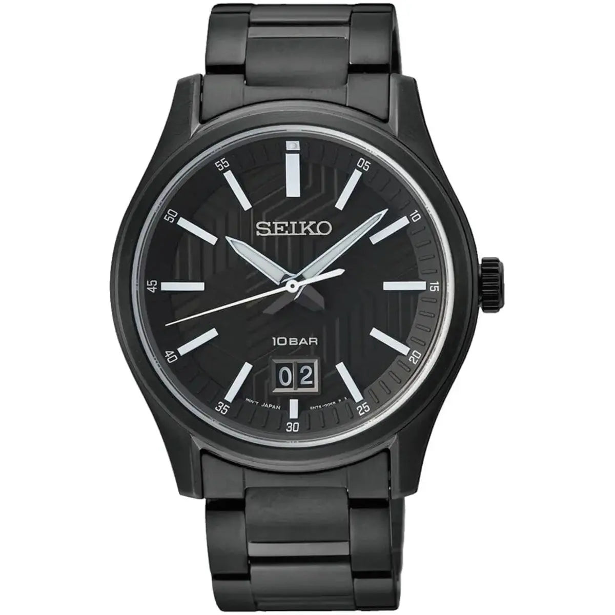 Seiko Dress Quartz Black Dial Men's Watch - SUR515P1