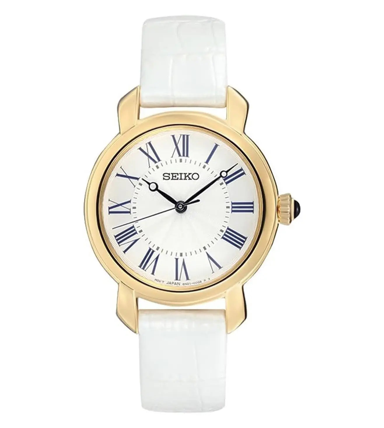 Ladies Dress Stainless Case White Dial Analog Women's Watch - SUR626P2