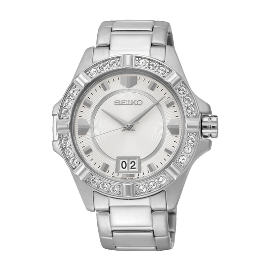 Seiko Lord Analog Stainless Steel Bracelet Watch for Women's Watch - SUR809P1