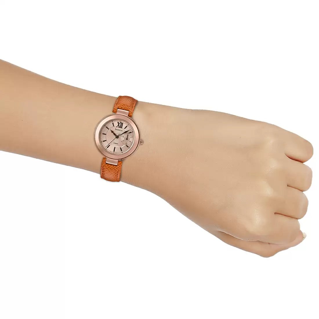 Casio SHEEN SHE-3051PGL-7AUDF - SX216 Pink Gold IP - Women's Watch
