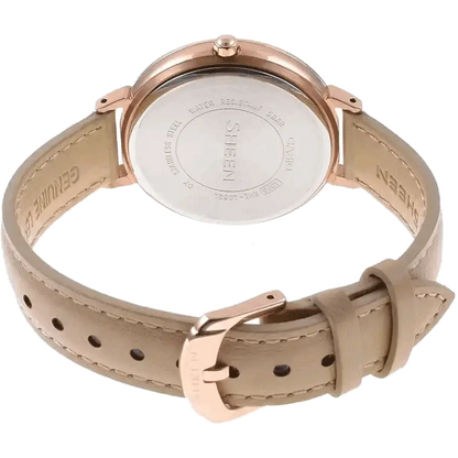 CASIO SHE-4052PGL-7BUDF SX246 Sheen Women's Analog Leather Watch