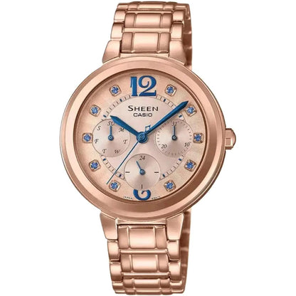 Casio She-3048PG-7BUDR Sheen Analog Women's Watch SX250
