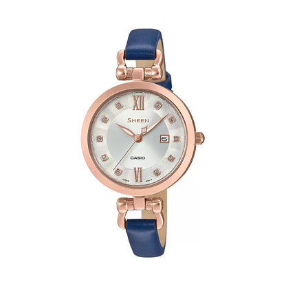 Casio SHEEN SHE-4055PGL-7AUDF - SX258 Pink Gold IP - Women's Watch