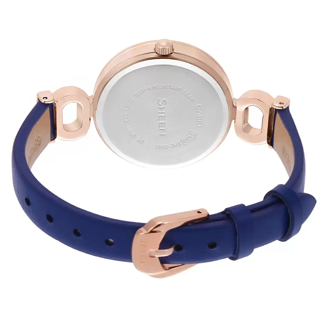 Casio SHEEN SHE-3067PGL-7AUDF - SX266 Pink Gold IP - Women's Watch