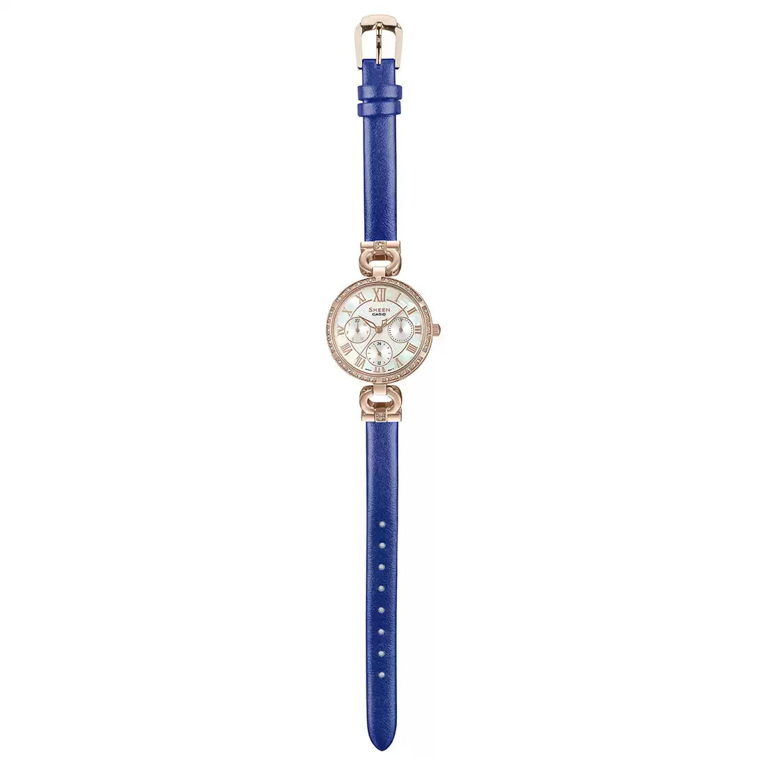 Casio SHEEN SHE-3067PGL-7AUDF - SX266 Pink Gold IP - Women's Watch
