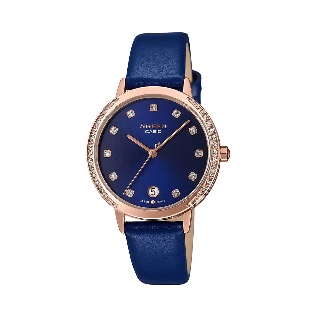Casio SHEEN SHE-4056PGL-2AUDF - SX273 Pink Gold IP - Women's Watch