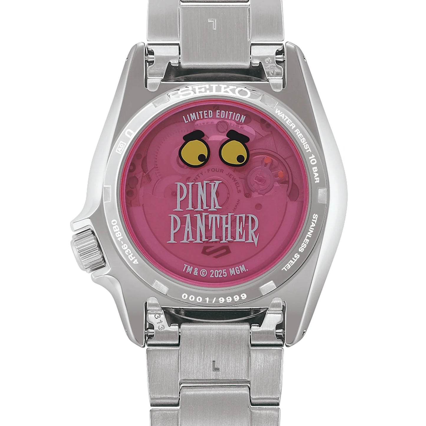 Seiko 5 Sports Pink Panther Limited Edition Automatic Unisex Watch SRPM07K1