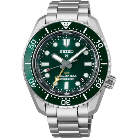 Seiko Prospex Marine Green Automatic GMT  - SPB381J1 - Buy Now at Sai Creations Watches