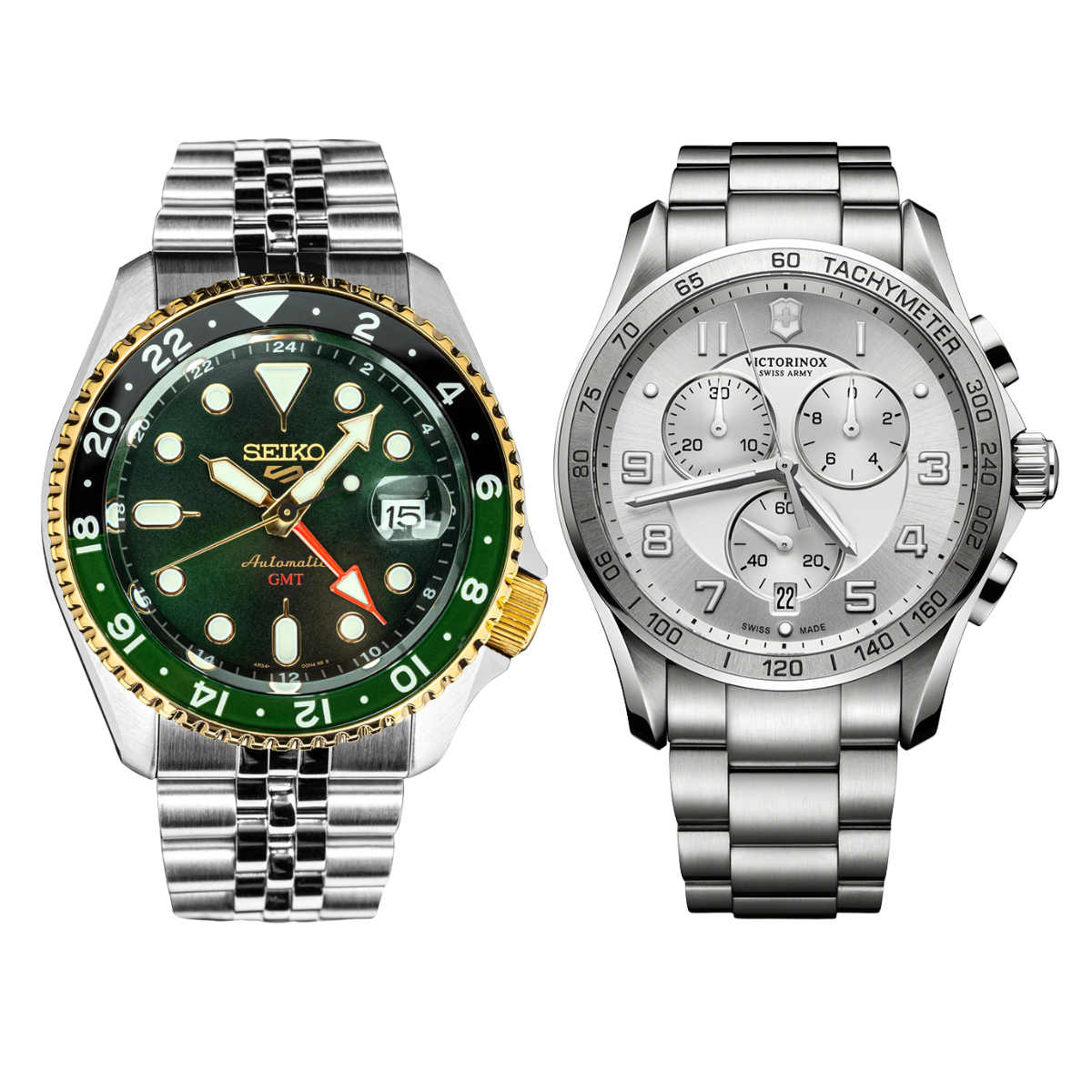 Seiko 5 SSK050K1 & Victorinox 241654 Combo Set