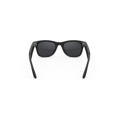 Black sunglasses on a white background