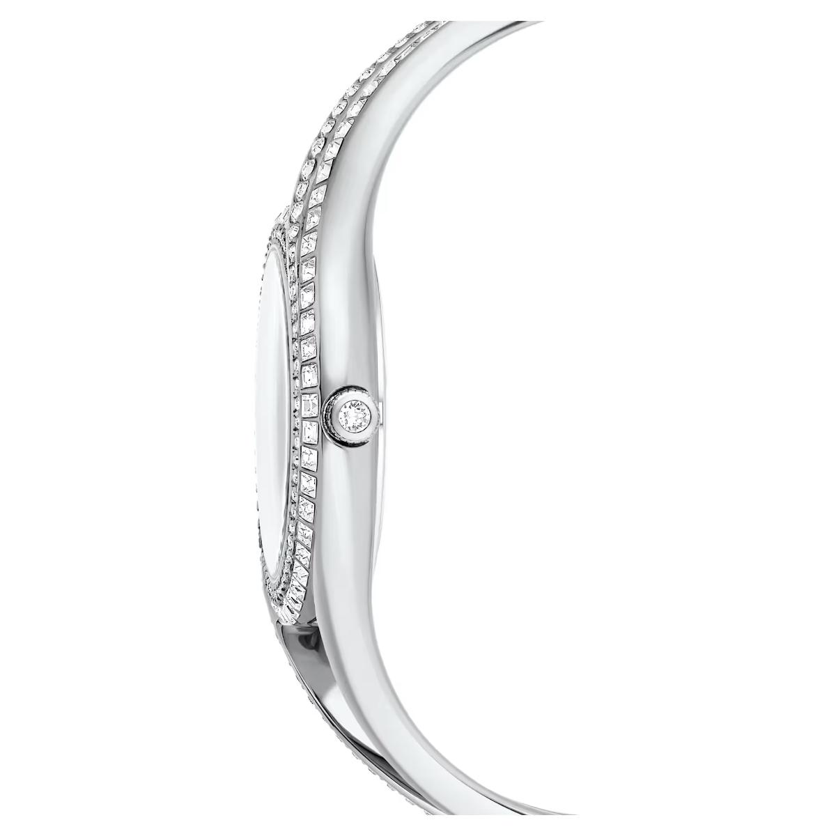 Swarovski Hyperbola Quartz White Dial Analog Women's Watch 5689432