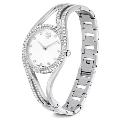 Swarovski Hyperbola Quartz White Dial Analog Women's Watch 5689432
