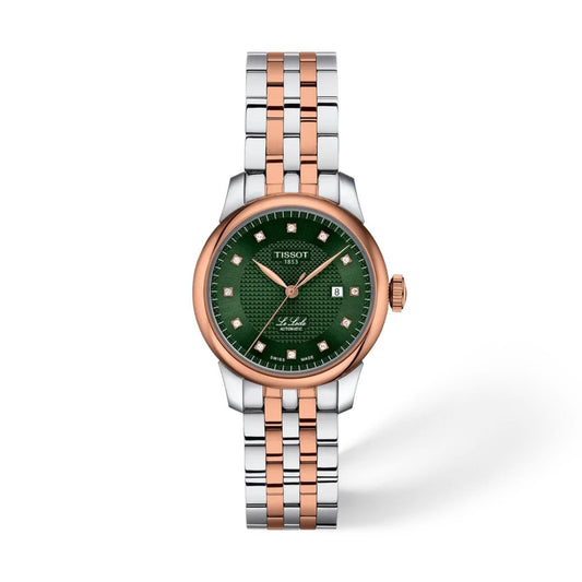 Tissot Le Locle Green Dial Analog Automatic Women's Watch T0062072209600