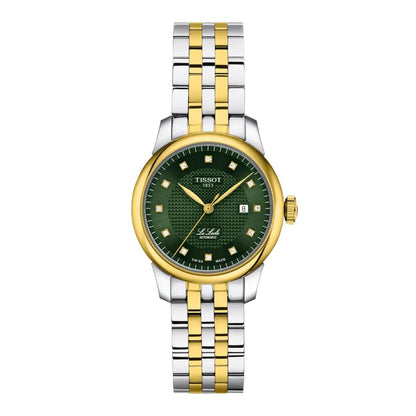 Tissot Le Locle Green Dial Analog Automatic Women's Watch T0062072209601